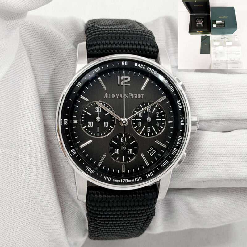 Audemars Piguet Code 11.59 Chronograph 26393NB 41MM Grey Wg B/p Service Paper