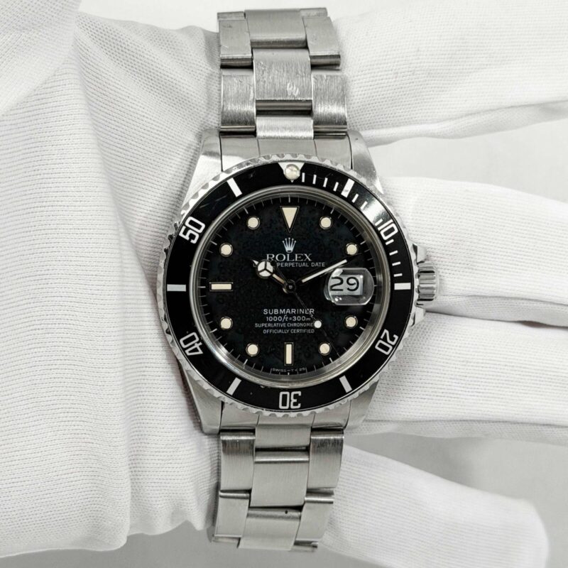 1988 Rolex Submariner Date 168000 40MM Matt Black Dial Oyster Steel R-Serial