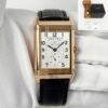 2017 Jaeger-Lecoultre Grande Reverso Duo Q3742421 30MM White Black 18K Rg B/p