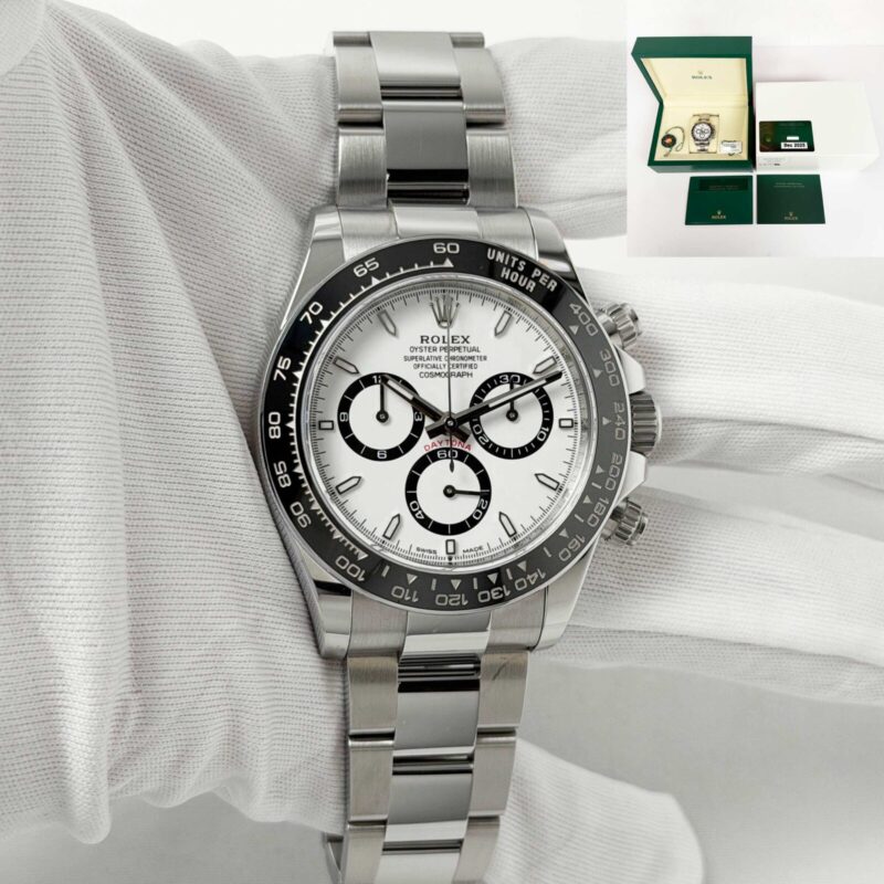 2025 Rolex Daytona Panda 126500LN 40MM White Steel Box Paper