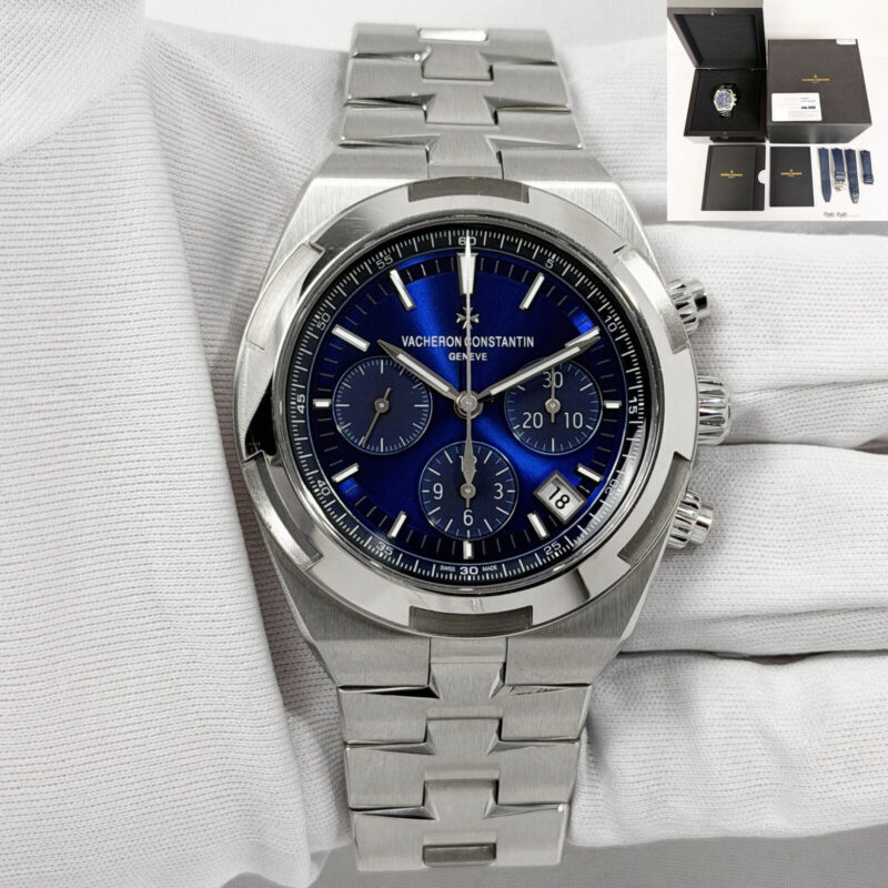 2022 Vacheron Constantin Overseas 5500V/110A-B148 42.5MM Blue Steel Box Paper