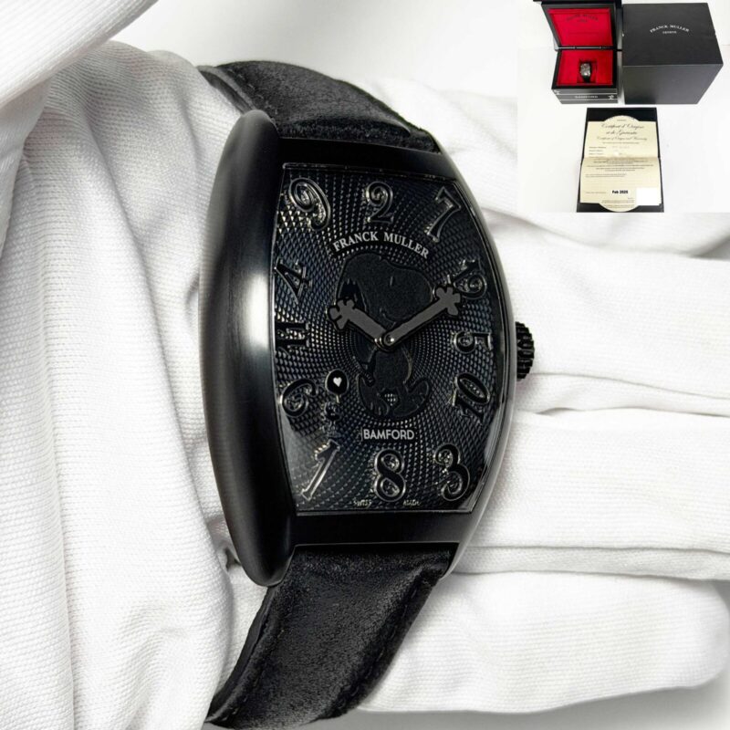 2025 Franck Muller Bwd Crazy Love Snoopy 7880 Ch Pnts Nr 36MM Black Titanium B/p