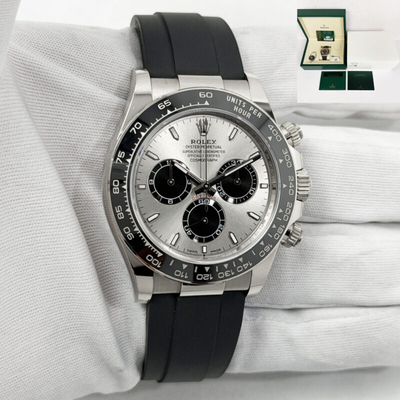 2025 Rolex Daytona Ghost 126519LN 40MM Silver 18K White Gold Box Paper