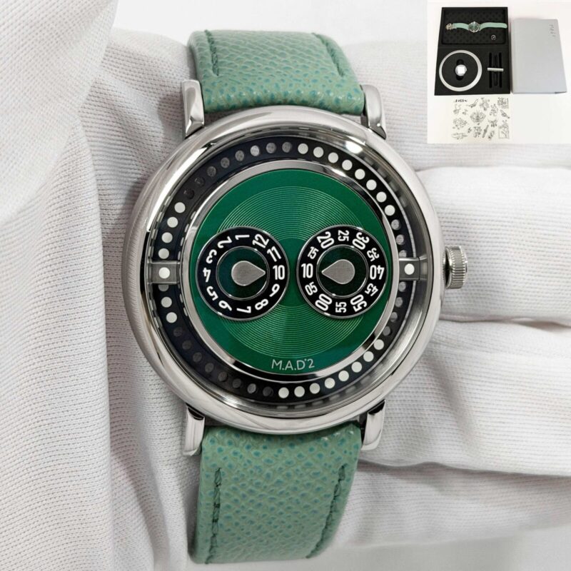 M.a.d. Editions Mb&f M.A.D.2 Green 42MM Green Dial Stainless Steel Box Papers