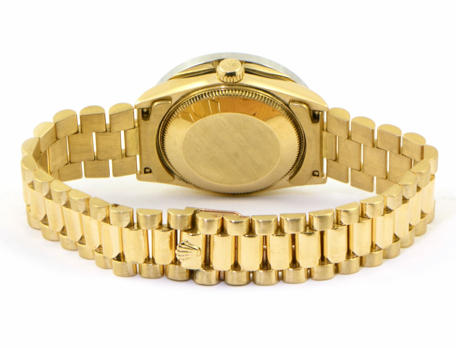 Ladies Rolex Midsize President Datejust 31mm 18k Yellow Gold 68278 ...