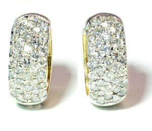 Pave-Hoop-Diamond-Earrings-14k-White-Yellow-Gold-15-ct-TDW-SI-Clarity-G-Co-111881608050