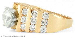 Round-Diamond-Engagement-Ring-281-CT-14k-Yellow-Gold-Channel-Setting-SZ-6-112454231960-2