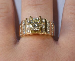 Round-Diamond-Engagement-Ring-281-CT-14k-Yellow-Gold-Channel-Setting-SZ-6-112454231960-5