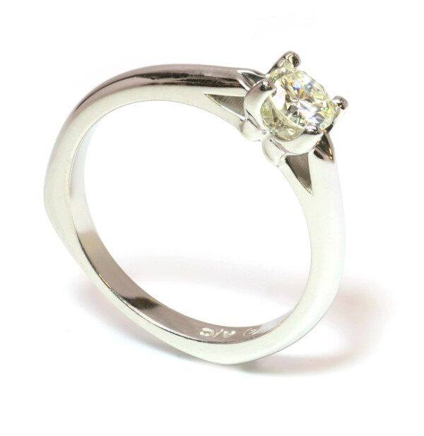 0.50 CT. Certified Canadian Diamond Solitaire Engagement Ring in Platinum  (H/VS2) | Peoples Jewellers