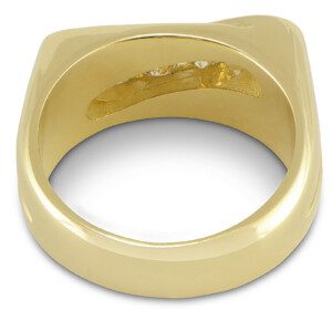 14k-Yellow-Gold-Ring-Round-Diamond-50ct-TW-Size-75-Unisex-HSI-Diagonal-Channe-112454231991-3