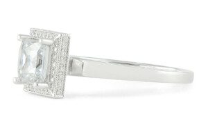 Princess-Semi-Mount-Engagement-Ring-18k-White-Gold-Bead-Square-Halo-VS-SZ-65-132237348981-2