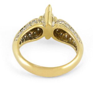 Marquise-Diamond-Engagement-Ring-18k-Yellow-Gold-Bead-Setting-145ct-TW-Size-6-172745558662-3