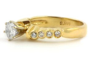 Round-Diamond-Engagement-Ring-Bezel-Set-SZ-775-14k-Yellow-Gold-78ct-TW-SZ-775-112454232172-2