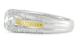 Round-Semi-Mount-Engagement-Ring-Yellow-Diamonds-18k-White-Gold-Bead-Set-SZ-625-132237348822-4