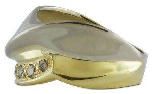 Unique-14k-Two-Tone-Gold-Diamond-Ring-18ct-Size-65-GSI-112454231842-2