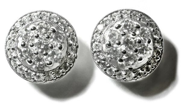 Diamond-Halo-Stud-Earrings-in-18k-White-Gold-113-ct-TDW-VS1VS2-Clarity-FG-131707237323