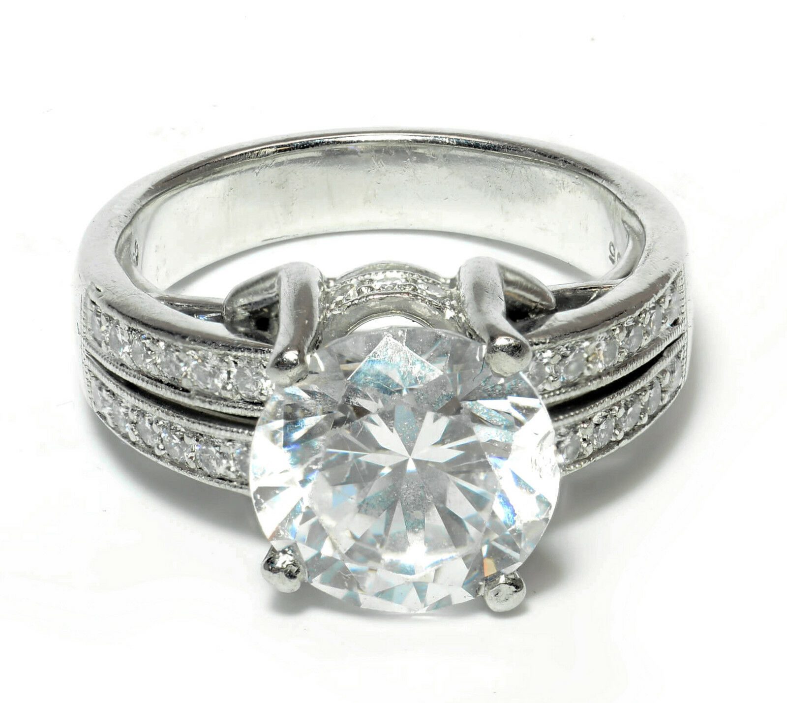 Simon-G-Twisting-Prong-Diamond-Engagement-Semi-Mount-Ring-Platinum-36-ct-Size-6-131707236933