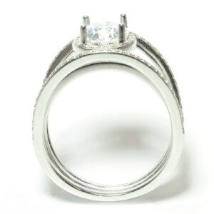 Triple-Band-Halo-Diamond-Engagement-Ring-Semi-Mount-18k-White-Gold-6-CT-SZ-65-111881608243-3