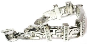 Unique-Mens-Diamond-Channel-Bracelet-in-14k-White-Gold-36-ct-SI-FG-131707236683-2