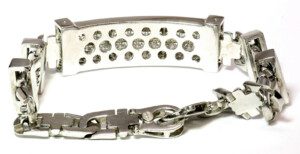 Unique-Mens-Diamond-Channel-Bracelet-in-14k-White-Gold-36-ct-SI-FG-131707236683-3