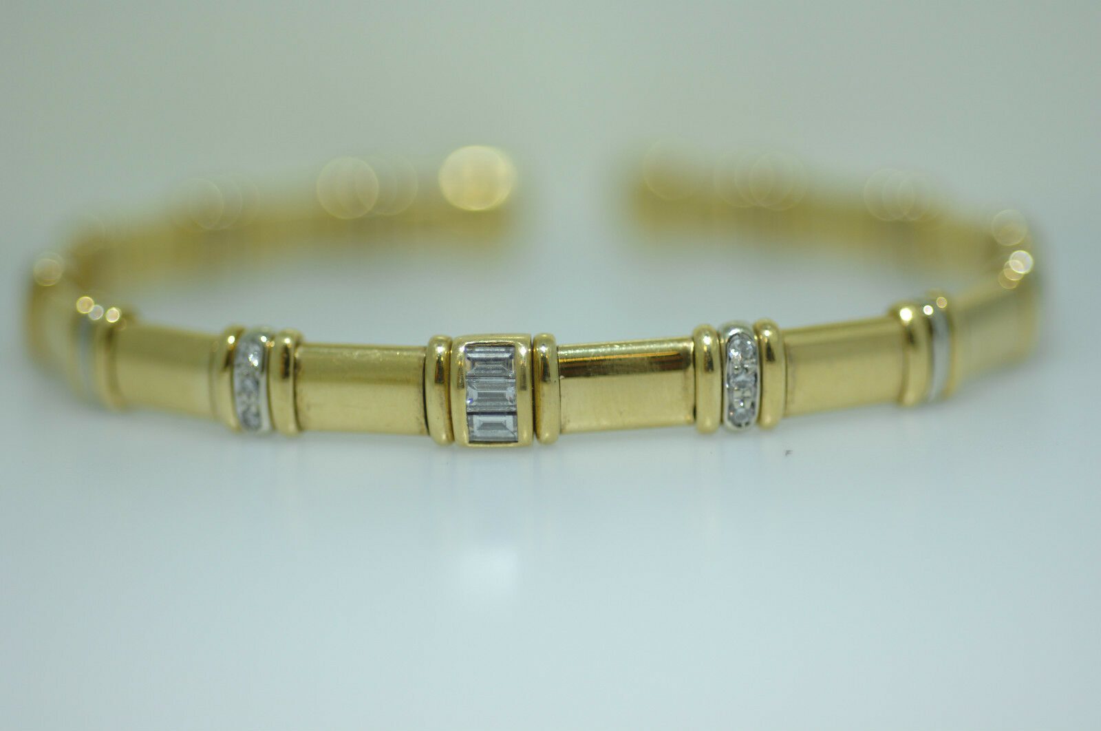 18K-Yellow-Gold-Expendable-Bangle-Bracelet-with-115ct-Diamonds-121089798774