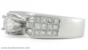 Round-Diamond-Engagement-Ring-18k-White-Gold-Pave-Princess-2ct-TW-VS1-SZ7-172745558464-2