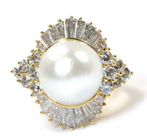 Vintage-Handmade-South-Sea-Pearl-Diamond-Ring-in-18k-Yellow-Gold-3-ct-D-FVVS-131707237374-5
