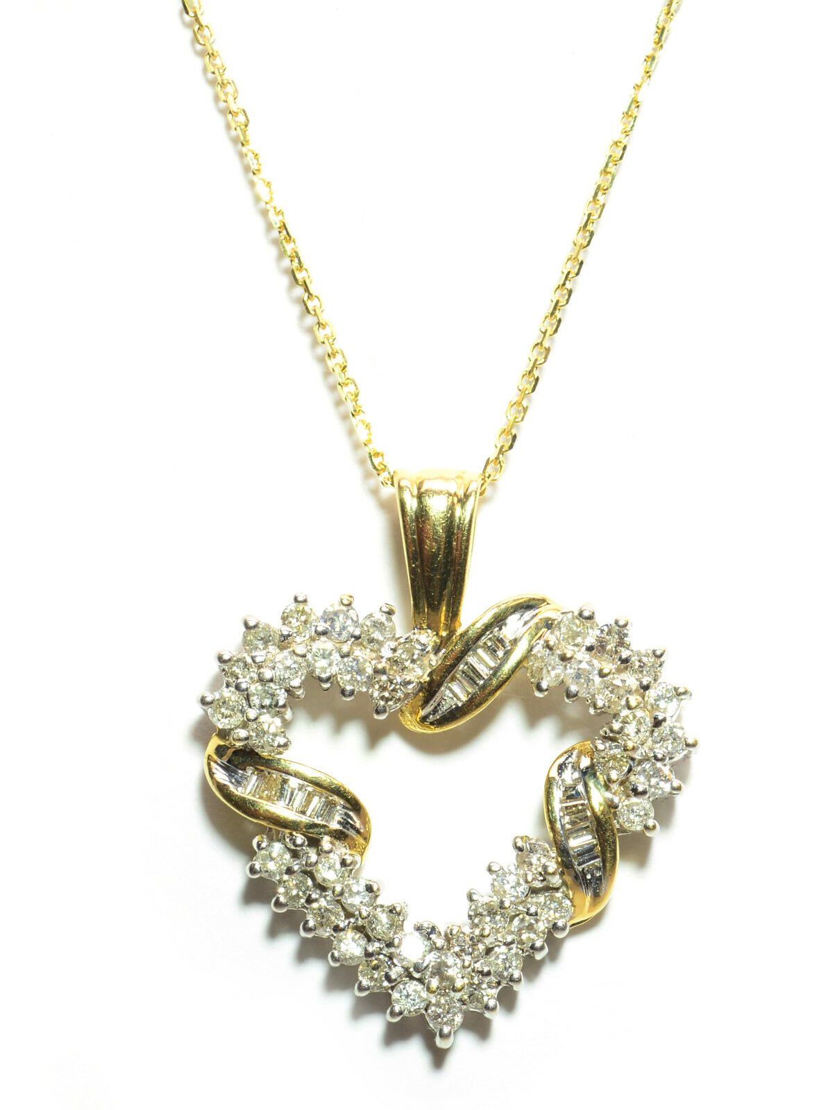 Diamond-Ribbon-Heart-Pendant-Necklace-14k-Two-Tone-Gold-1-ct-TDW-131707236725