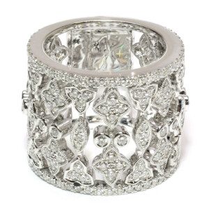 Filigree-Scrollwork-Diamond-Ring-in-18k-White-Gold-3-ct-TDW-VS-Clarity-D-F-Co-131707236775-3