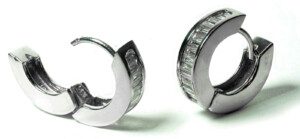 Baguette-Channel-Diamond-Huggie-Earrings-in-14k-White-Gold-1-ct-TDW-SI1VS2-Cl-172071215886-2