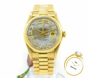Rolex-President-Day-Date-MOP-Diamond-Roman-Dial-1803-18k-Yellow-Gold-Box-Booklet-133133686166