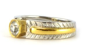 Round-Diamond-Engagement-Ring-Platinum-Engraved-18k-Yellow-Gold-5ct-SZ-6-VS-172745558317-3