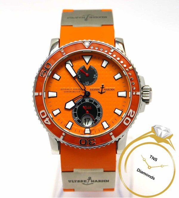 Ulysse-Nardin-Orange-Maxi-Marine-Diver-43mm-Chronometer-263-33-397-New-Strap-133198991798