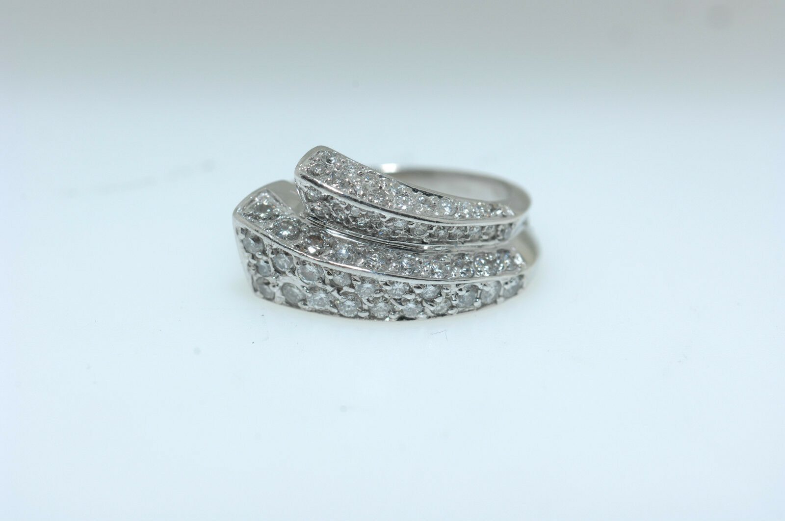 Arrow-Design-Diamond-wedding-Ring-14K-White-Gold-185ct-121019454709