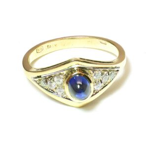 Cabochon-Sapphire-Diamond-Ring-in-14k-Yellow-Gold-16-ct-TW-SIVS-GH-172084340869-2