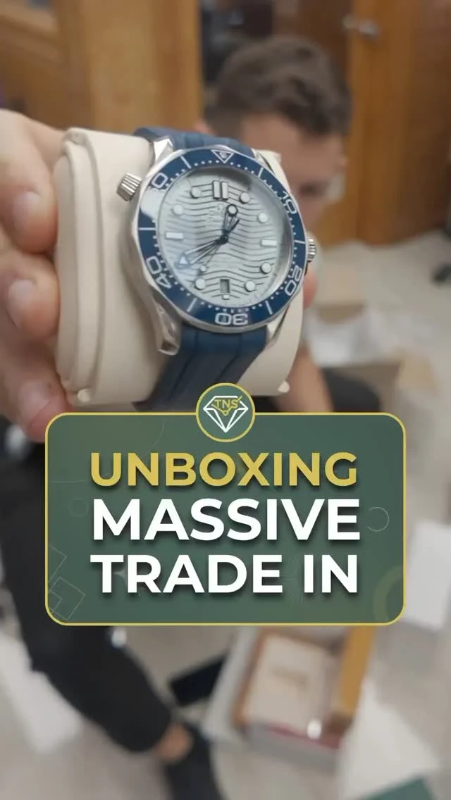 One gold Submariner pulled in six watches on trade. A single listing turned into a whole new wave of inventory- Bell & Ross, Omegas, a Rolex Pepsi, and even a rainbow Bell watch with wild lume. Sometimes a great piece doesn’t just sell- it creates opportunity.  #luxury #unboxing #watch #dealer #watchdealer