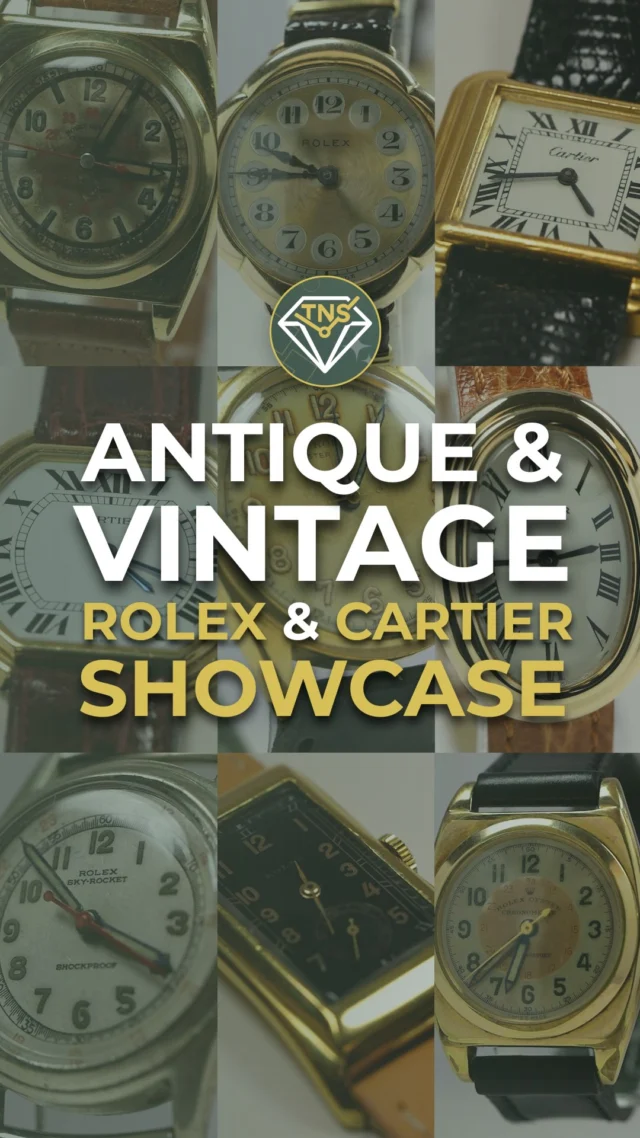 A single guy dropped off this antique & vintage watch haul, and some of these Rolex and Cartier watches date back to the 1920s—including one in 15k gold.