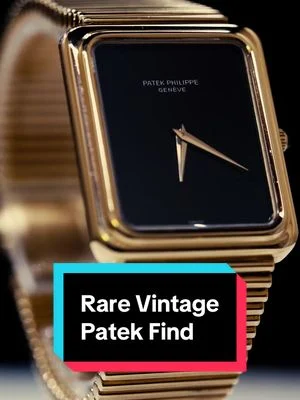 Is this the coolest Patek Gondolo? Reference 3649/1 Onyx Dial #luxury #watchdealer...