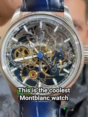 Is this the coolest Montblanc ever? Montblanc Unveiled Minerva Chronograph 133296 #watchdealer...
